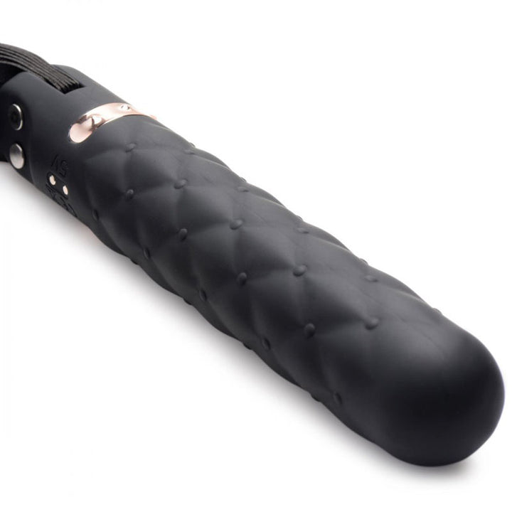 Master Series Vibra-Lasher 9X Vibrating Dildo & Flogger