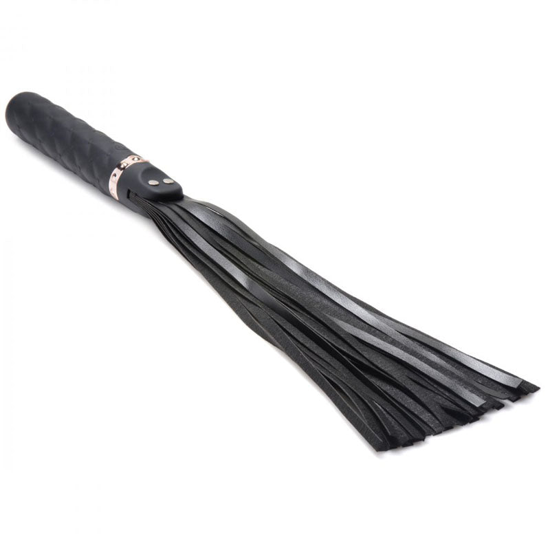 Master Series Vibra-Lasher 9X Vibrating Dildo & Flogger