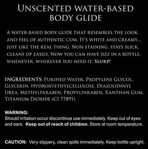 Master Series Jizz Water Based Cum Scented Lubricant - 488ml
