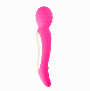 Maia Zoe - Neon Pink Dual Vibrating Massage Wand