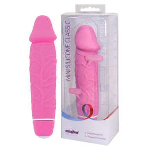 Mini Silicone Classic - Pink 5.25 Inch Vibrator