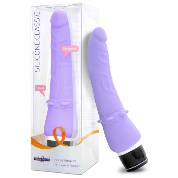 Silicone Classic - Purple Vibrator