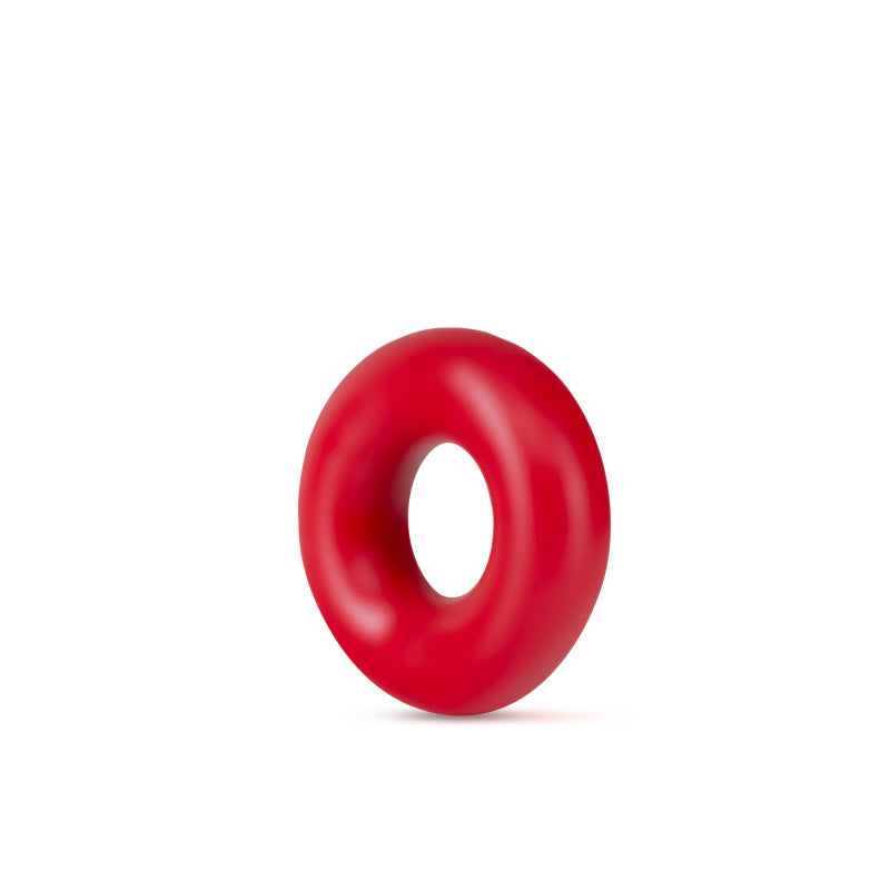 Stay Hard - Donut Oversized Red Cock Rings - Set of 2