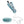 B Yours Glitter Blue Power Bullet