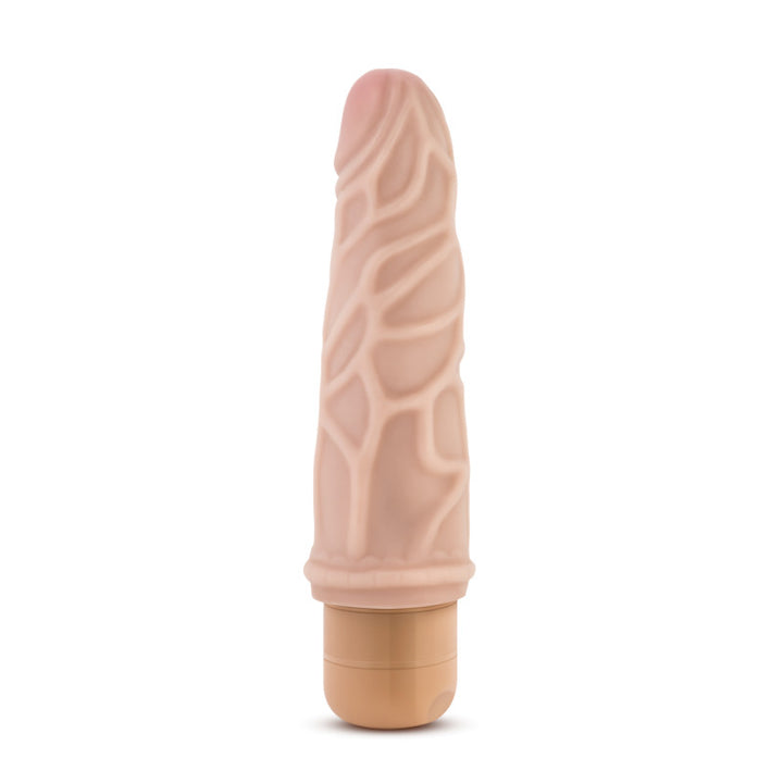 Dr. Skin Cock Vibe 3 - 7.25 Inch Cock - Flesh Vibrating Dong