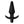Anal Adventures Platinum Vibra Butt Plug - Black