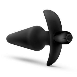 Anal Adventures Platinum Vibra Butt Plug - Black