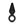 Anal Adventures Platinum Small Black Loop Butt Plug