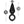 Anal Adventures Platinum Small Black Loop Butt Plug