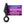 Anal Adventures Platinum Loop Butt Plug - Large - Black