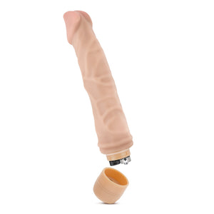 Dr. Skin Cock Vibe 6 - 8.5 Inch Cock - Flesh Vibrating Dong