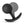 Anal Adventures Platinum Black Vibra Plug with Internal Weight
