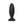 Anal Adventures Platinum Black Rocket Butt Plug