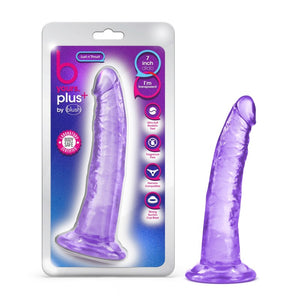 B Yours Plus Lust N Thrust 7.5 Inch Dong - Purple