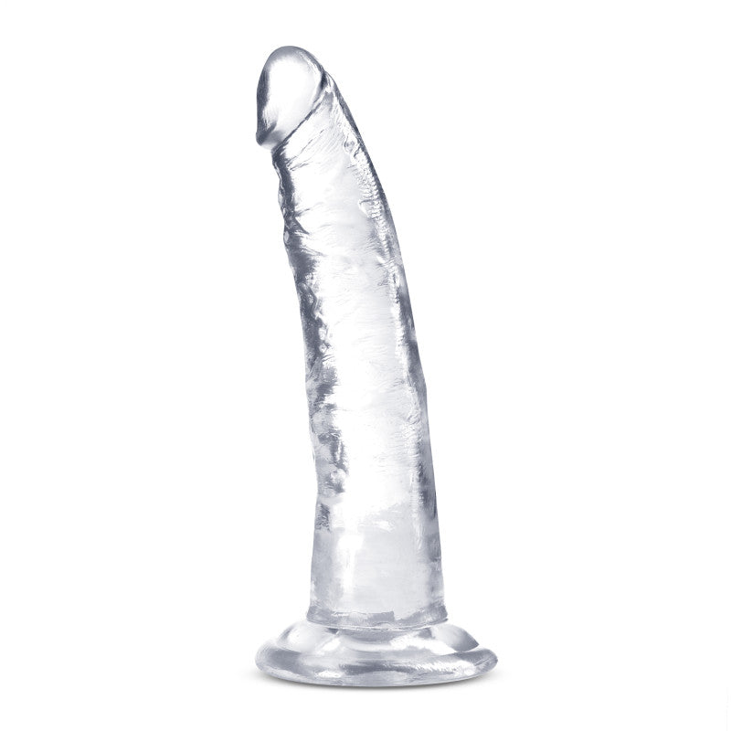 B Yours Plus Lust N Thrust 7.5 Inch Dong - Clear