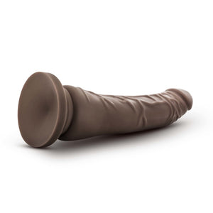 Dr. Skin Plus - 9 Inch Posable Dildo - Chocolate Brown