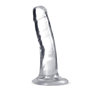 B Yours Plus Hard N Happy 5.5 Inch Dong - Clear