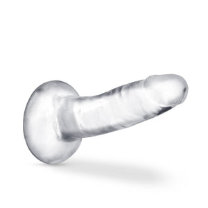 B Yours Plus Hard N Happy 5.5 Inch Dong - Clear
