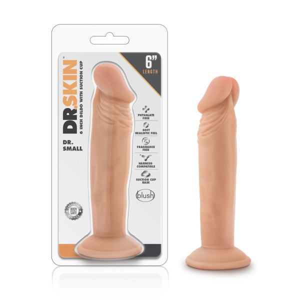 Dr. Skin Dr. Small - Flesh 15.2 cm (6'') Dong