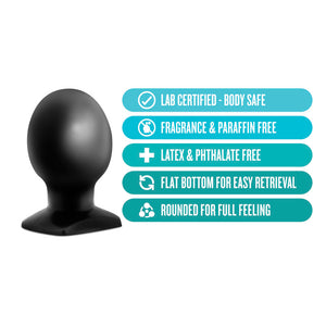 Anal Adventures Orb Black Butt Plug