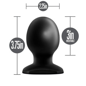 Anal Adventures Orb Black Butt Plug