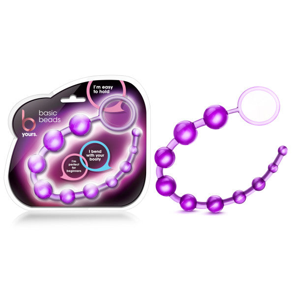 B Yours - Basic Purple Anal Beads