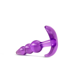 B Yours Triple Bead Purple Anal Butt Plug