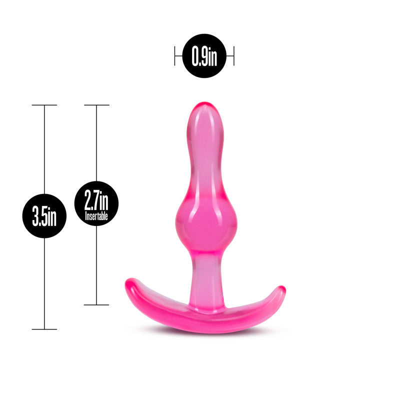 B Yours Curvy Anal Butt Plug - Pink