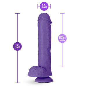 Au Naturel Bold Big John 11 Inch Dong - Purple