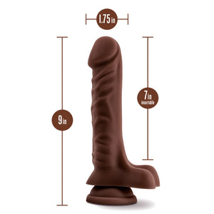 Loverboy - The DJ - Chocolate Brown 9 Inch Dong