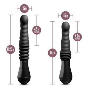 Temptasia Lazarus Thrusting Dildo - Black
