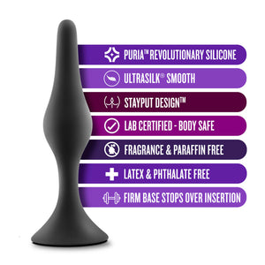 Anal Adventures Platinum Beginner Plug Kit - Set of 3 Sizes