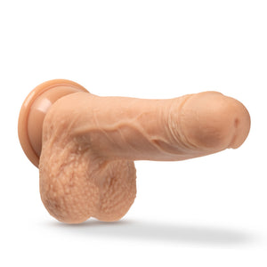 Dr. Skin - 7 Inch Dr. Grey - Thrusting Poseable Dong - Flesh