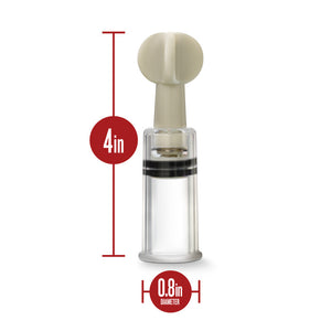 Temptasia Clit & Nipple Twist Clear Suckers - Set of 3