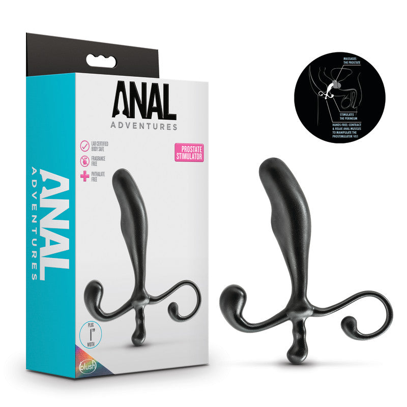 Anal Adventures Black Prostate Stimulator