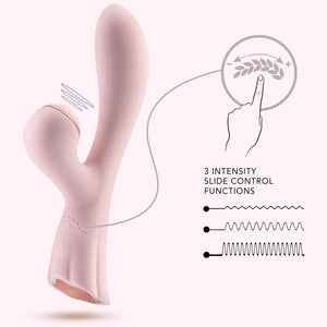 Lush Isabelle - Vibrator with Air Pulse - Pink
