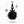 Anal Adventures Platinum Black Rabbit Tail Plug