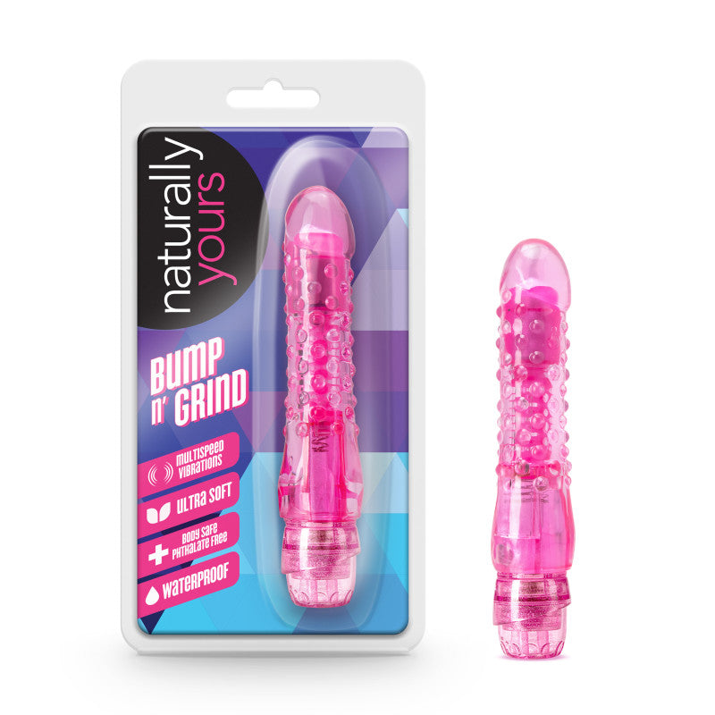 Naturally Yours Bump n Grind Pink Vibrator