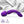 Wellness Dual Sense Massage Wand - Purple