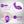 Wellness Dual Sense Massage Wand - Purple
