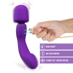 Wellness Dual Sense Massage Wand - Purple