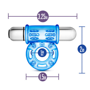 Stay Hard 10-Function Vibrating Bull Ring Cock Ring