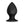 Anal Adventures Platinum Black Large Stout Butt Plug