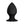Anal Adventures Platinum Medium Black Stout Butt Plug