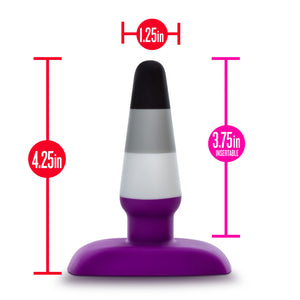 Avant Pride P7 - Ace - Coloured Butt Plug