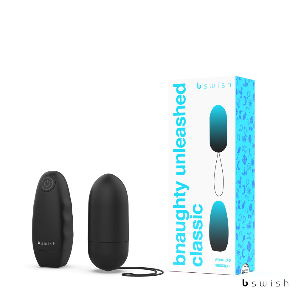 Bnaughty Classic Unleashed - Bullet with Wireless Remote - Black