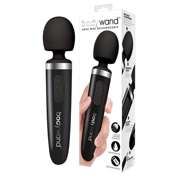 Bodywand Aqua Mini Massager Wand - Black