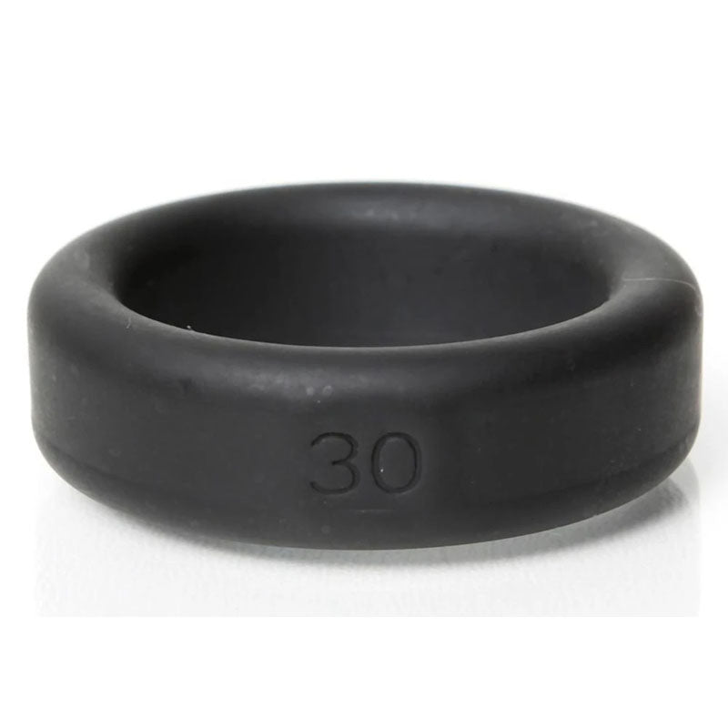 Boneyard Silicone Black Cock Ring 5 Pcs Kit