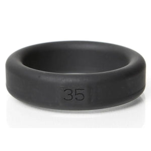 Boneyard Silicone Black Cock Ring 5 Pcs Kit
