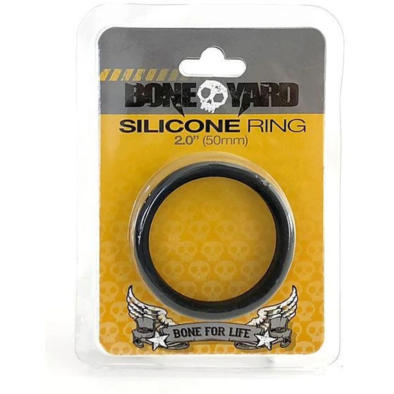 Boneyard Silicone Black 50mm Cock Ring